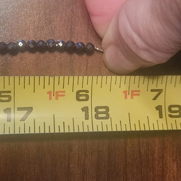 Black Natural Diamond 18 inch Necklace